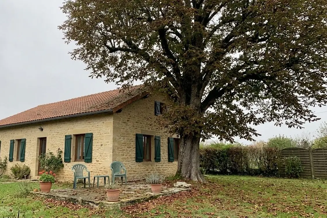 Avant les travaux : exemple : grand marronnier abattu près d'une maison